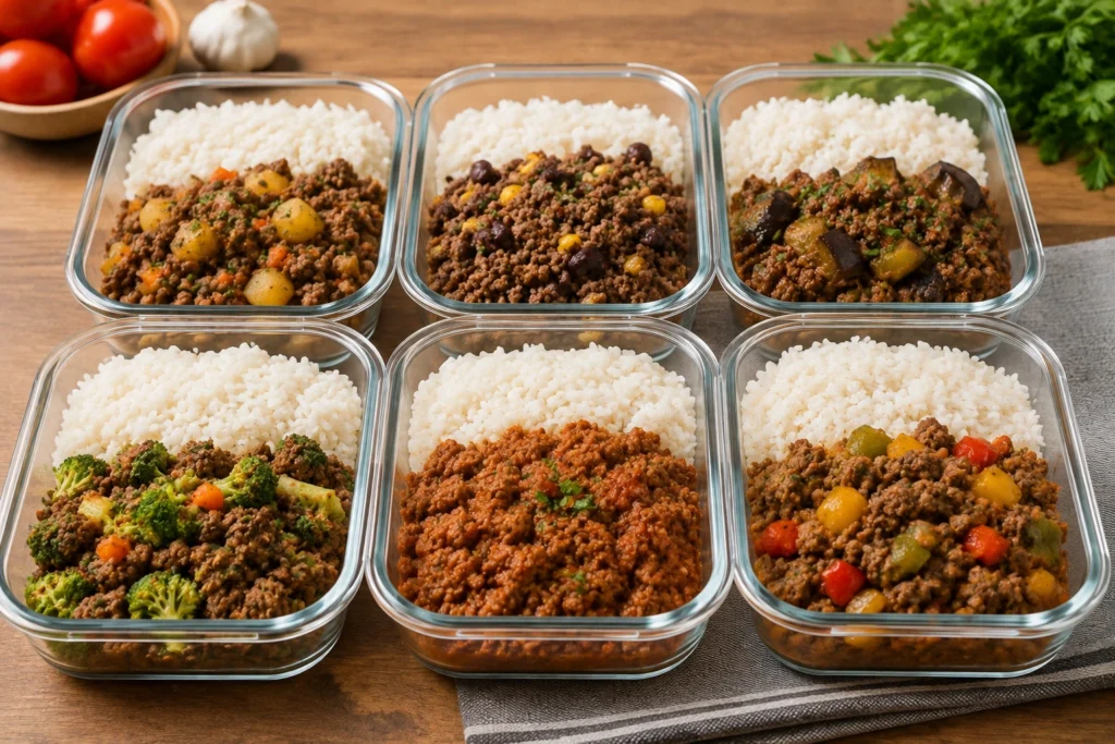 6 ideias de marmita com carne moída para variar o cardápio