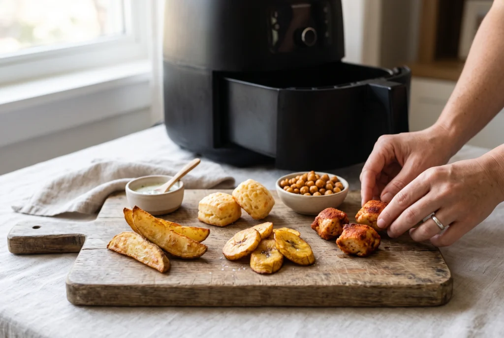 7 receitas na air fryer que ficam prontas enquanto você prepara o acompanhamento
