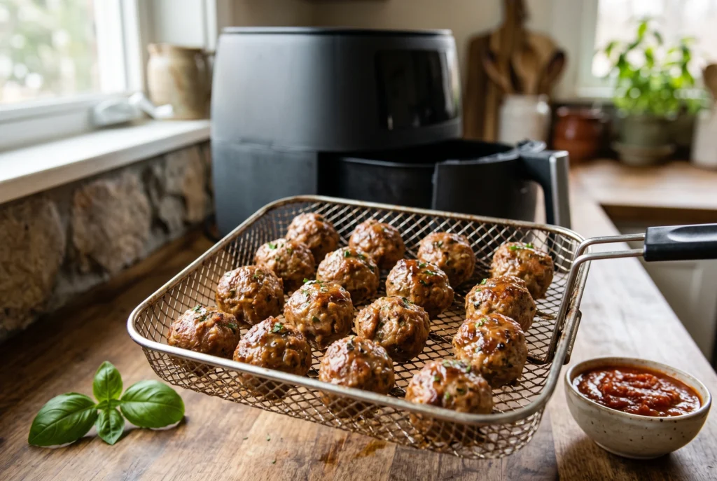 Como fazer almôndegas na air fryer sem ficarem secas