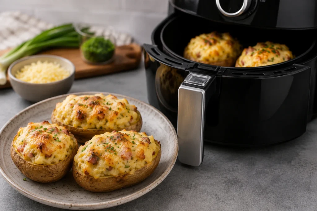 Como fazer batata recheada na air fryer