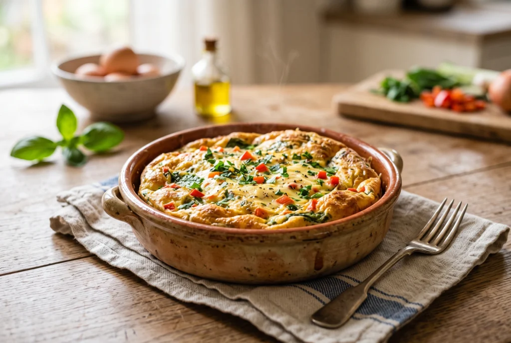 Como fazer omelete de forno simples para uma refeição rápida