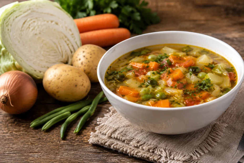 Como fazer sopa econômica com legumes da geladeira