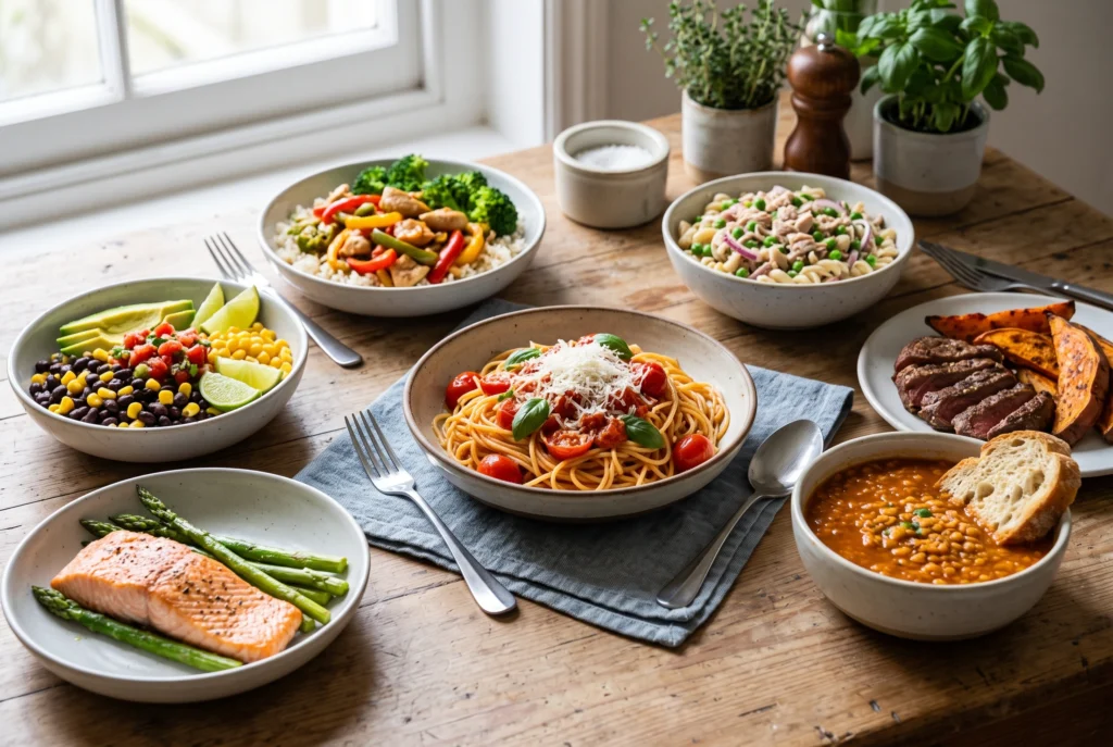 Jantar em 20 minutos: 7 ideias simples com ingredientes do dia a dia